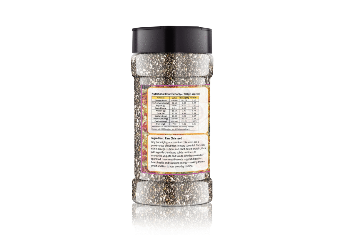 Foodstory Raw Chia seed 200gm - Image 2